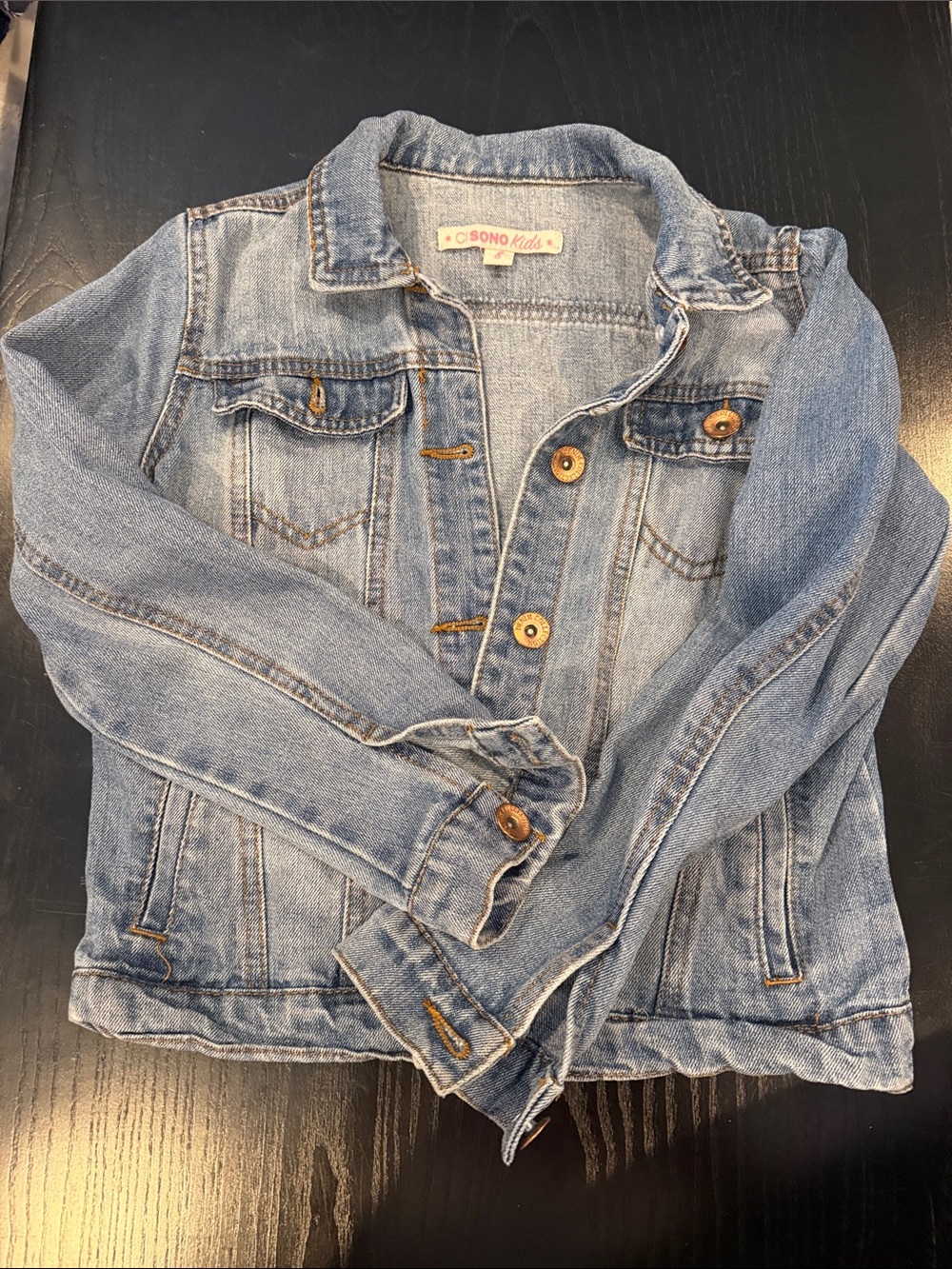 Light Blue Denim Jacket for Kids